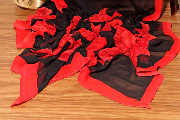 Midnight Bloom – Elegance Saree (New 339-R-333)