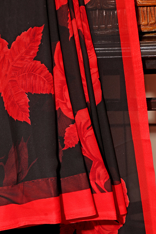 Midnight Bloom – Elegance Saree (New 339-R-333)