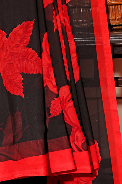 Midnight Bloom – Elegance Saree (New 339-R-333)