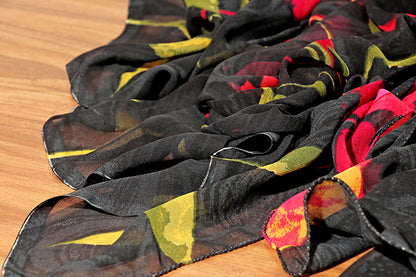 Twilight Tulips – Georgette Dream Saree (New 340-R-334)