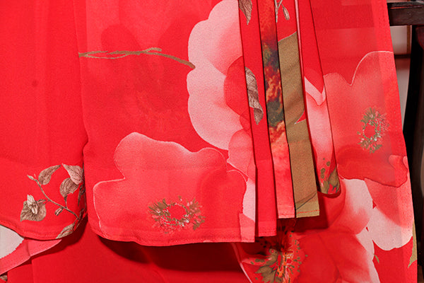 Coral Bloom – Georgette Elegance Saree (New 341-R-335)