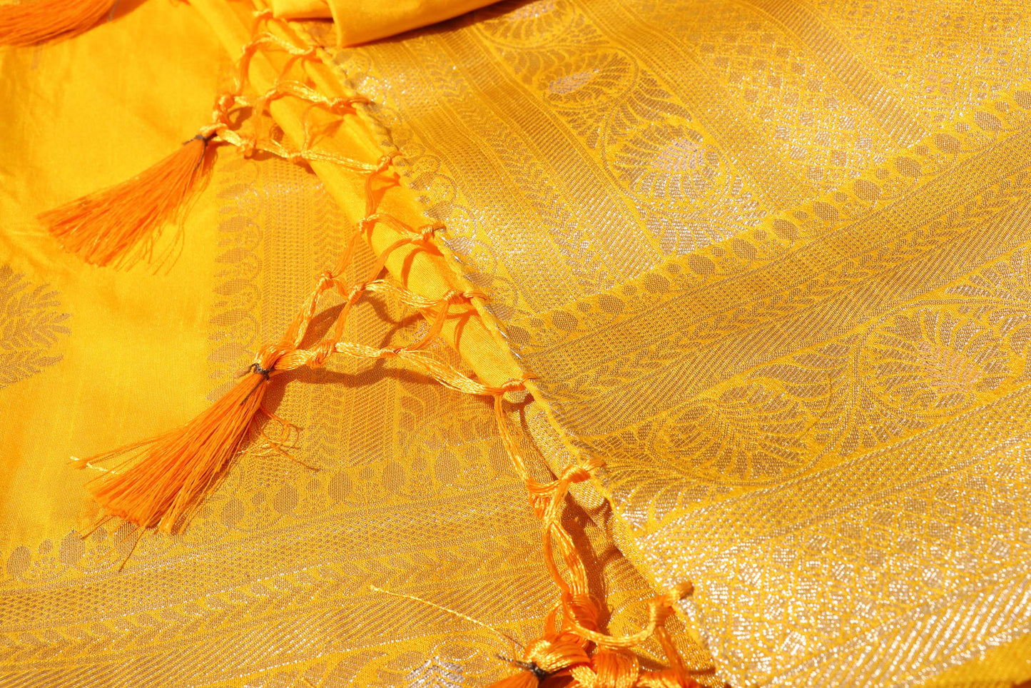 Golden Glow – Bangalore Silk Zari Saree 025