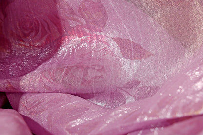 Lilac Radiance – Metallic Silk Elegance 501