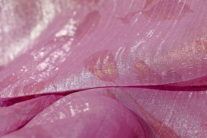 Lilac Radiance – Metallic Silk Elegance 501
