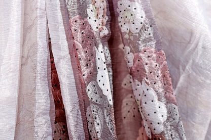 Twilight Bloom – Ombre Organza Saree 504