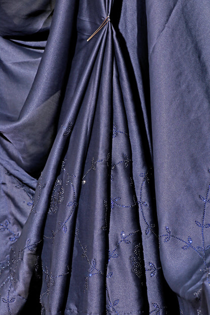Midnight Bloom Saree 505