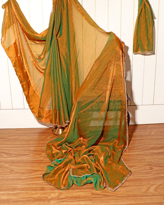 Emerald Radiance Saree 507