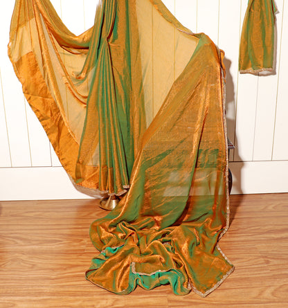 Emerald Radiance Saree 507