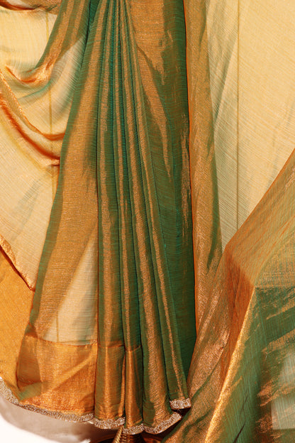 Emerald Radiance Saree 507