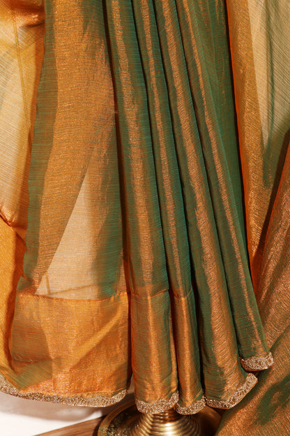 Emerald Radiance Saree 507