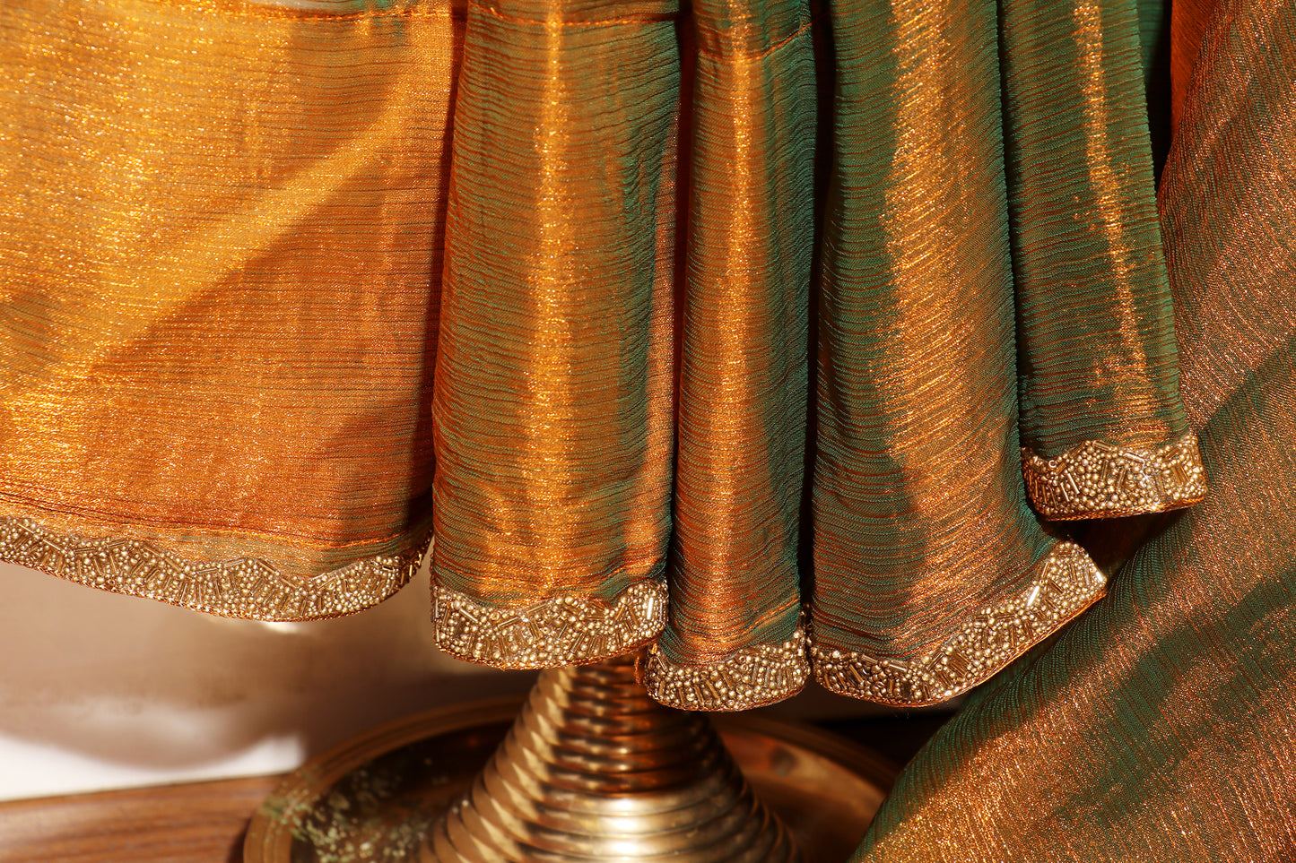 Emerald Radiance Saree 507