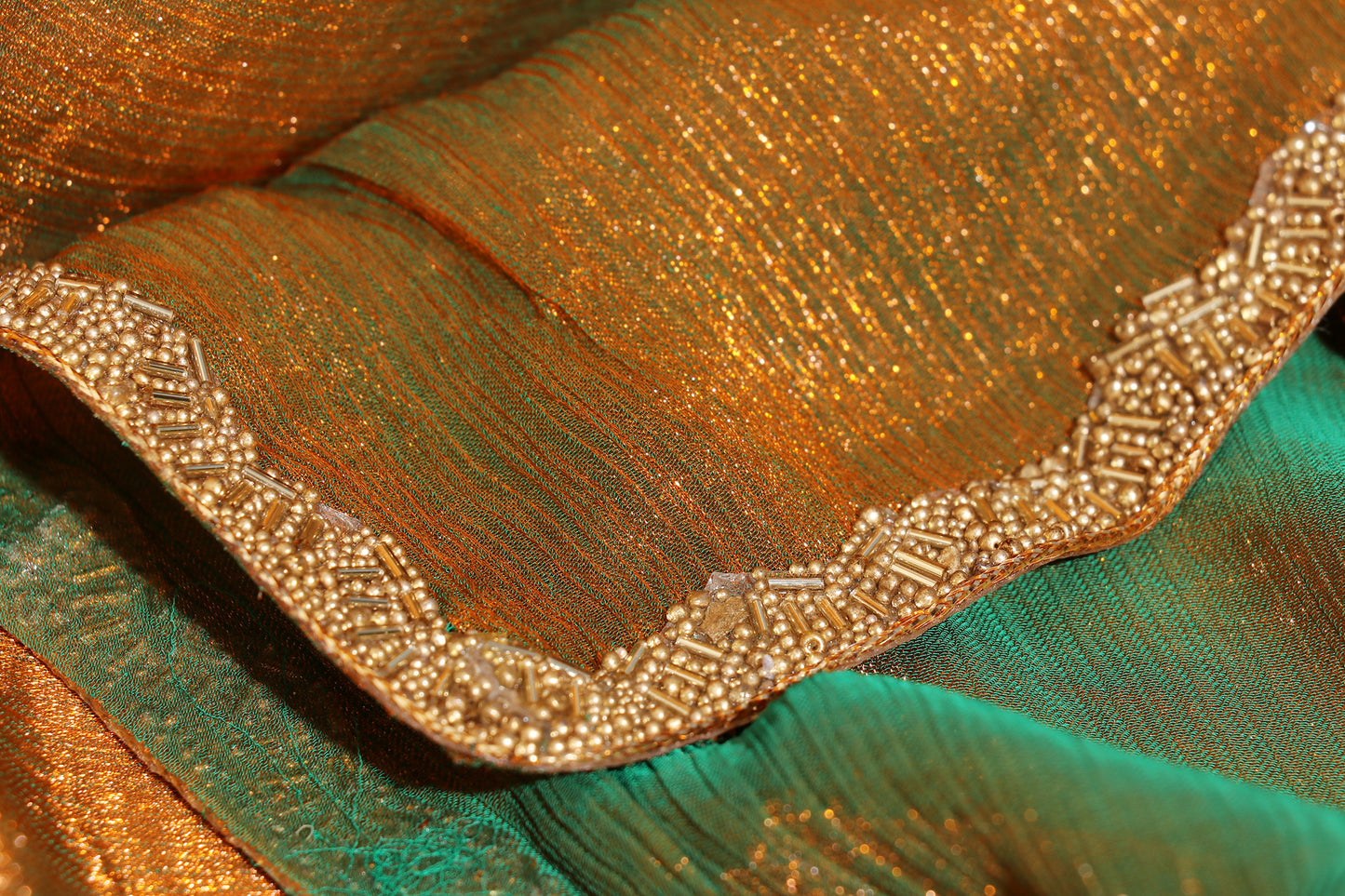 Emerald Radiance Saree 507