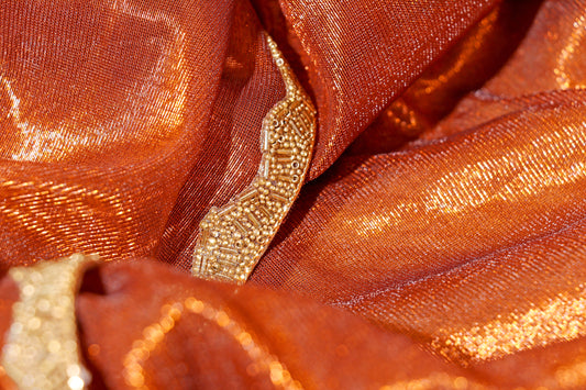 Amber Flame Saree 506