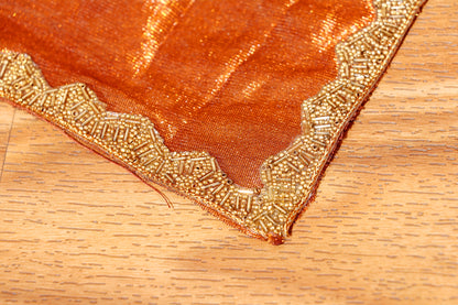 Amber Flame Saree 506