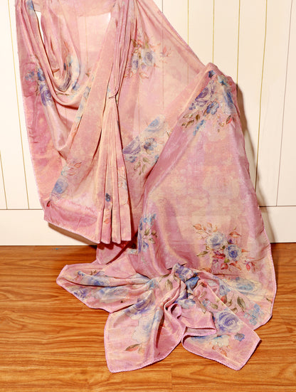 Blush Petal Bloom Saree 510