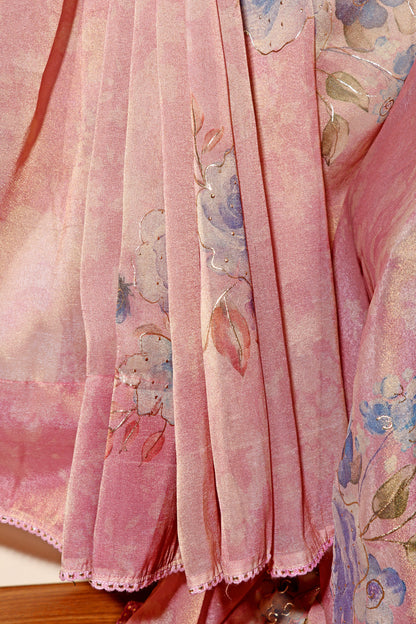 Blush Petal Bloom Saree 510