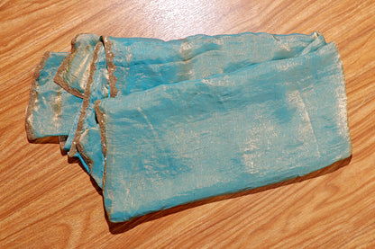 Turquoise Radiance Saree 513