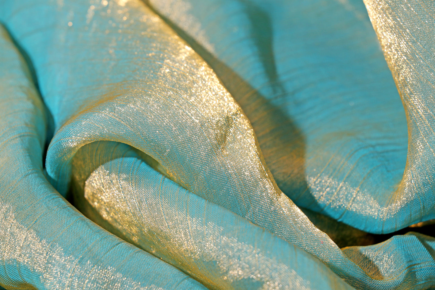 Turquoise Radiance Saree 513