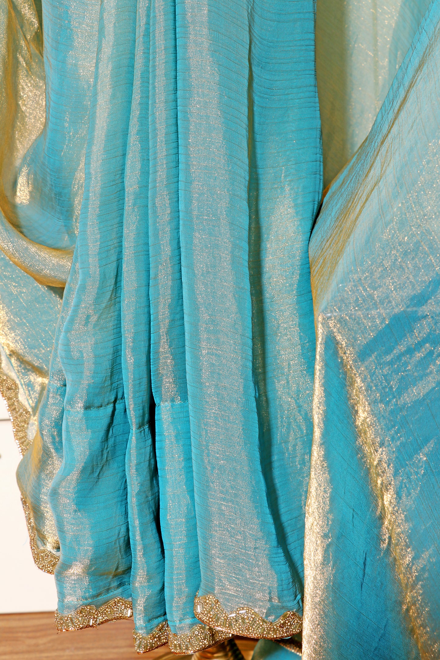 Turquoise Radiance Saree 513