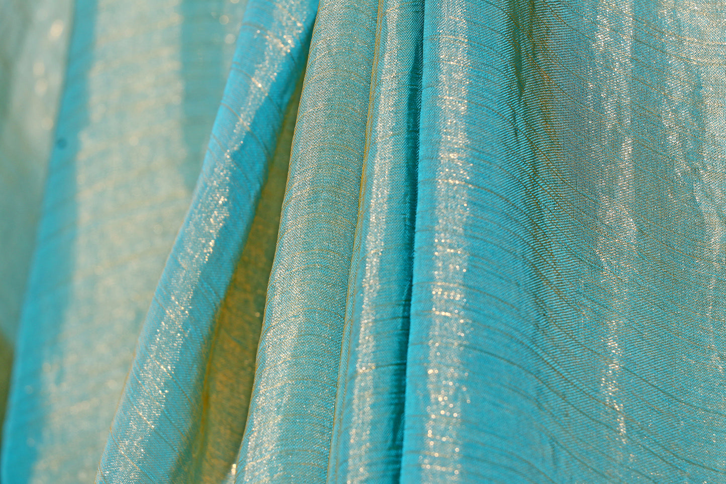 Turquoise Radiance Saree 513