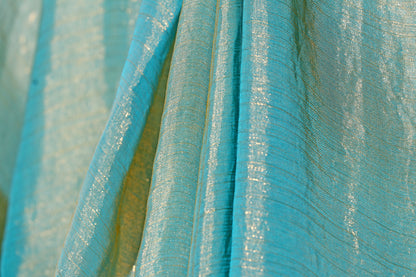 Turquoise Radiance Saree 513