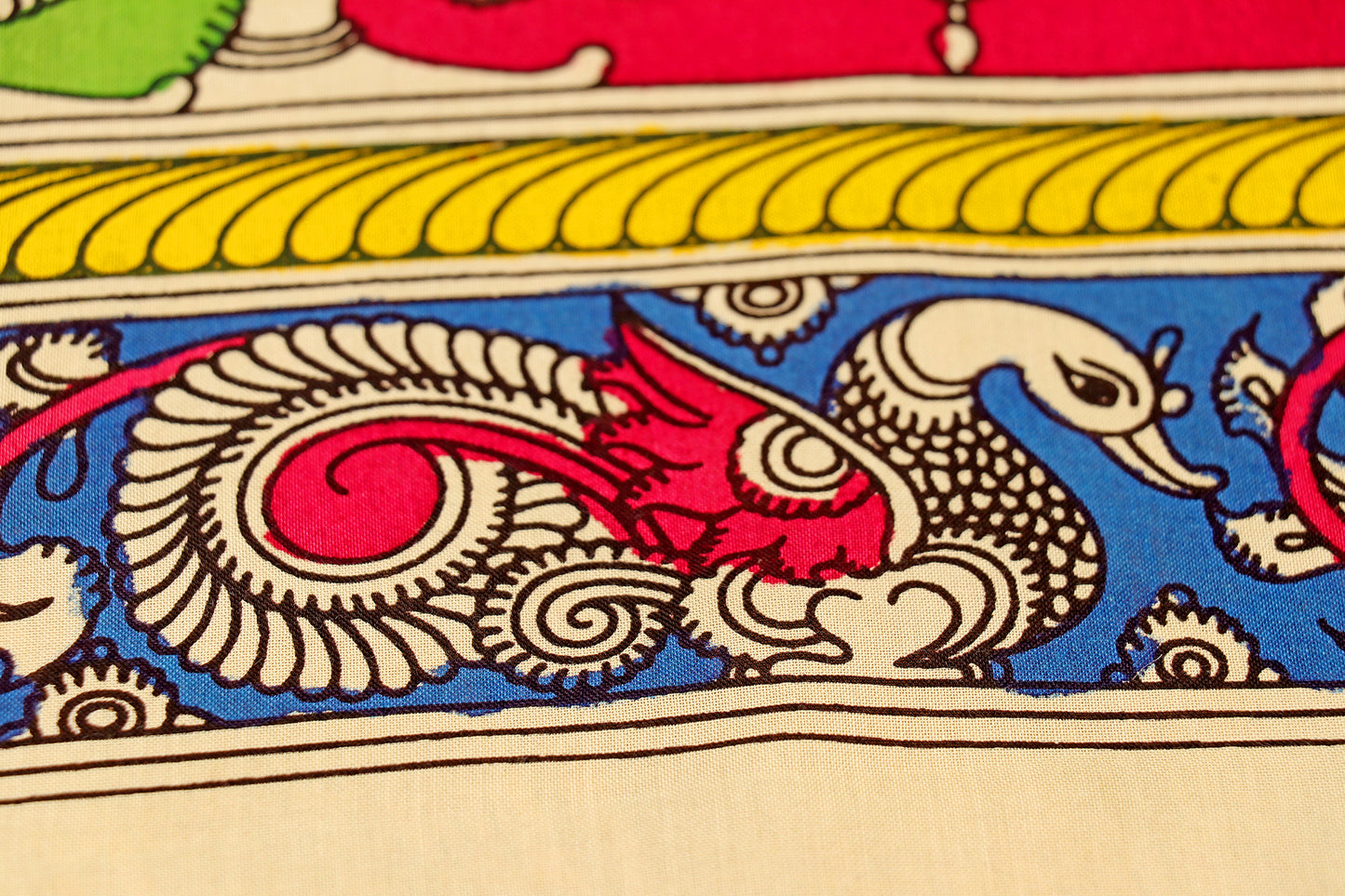 Mithila Muse Pen Kalamkari Saree 516