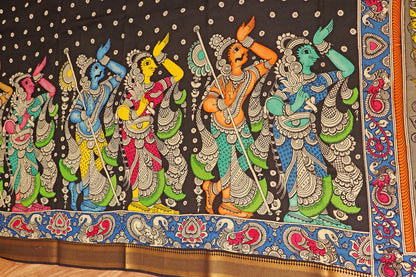 Mithila Muse Pen Kalamkari Saree 516