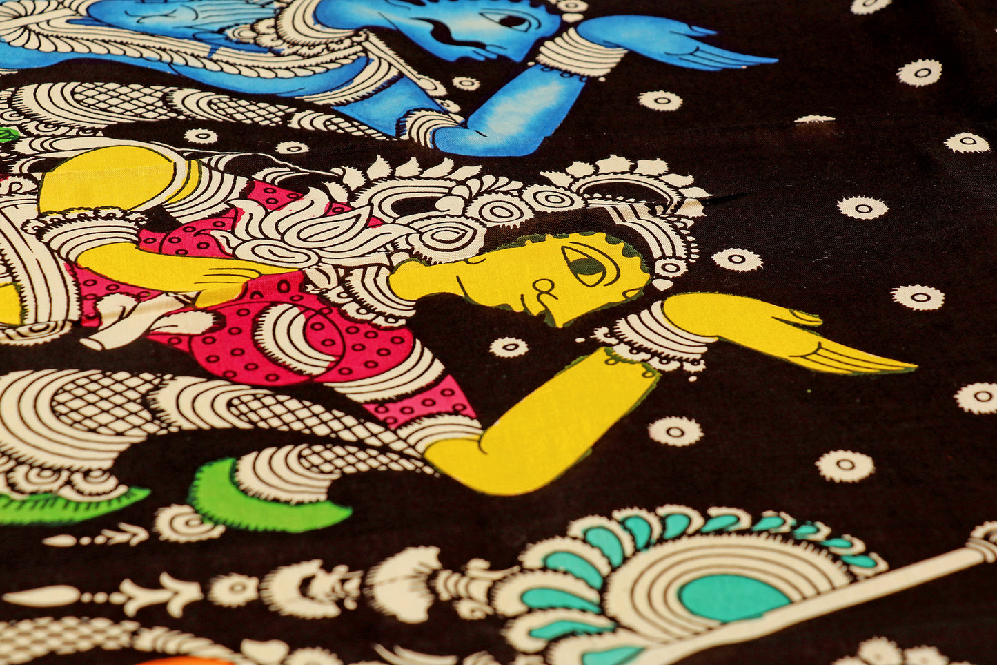 Mithila Muse Pen Kalamkari Saree 516