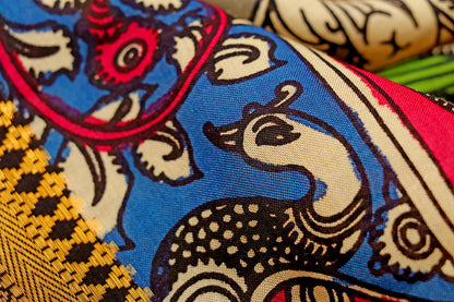 Mithila Muse Pen Kalamkari Saree 516