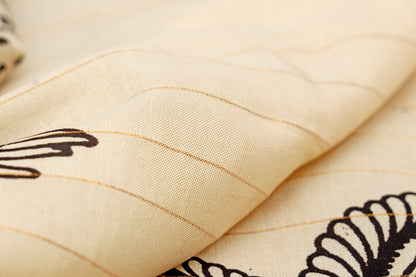 Monochrome Madhubani  Pen Kalamkari Saree 517