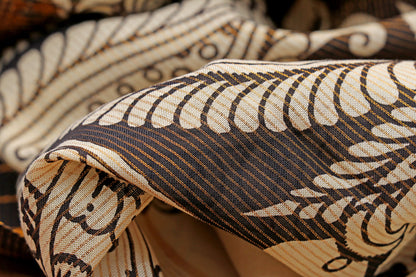 Monochrome Madhubani  Pen Kalamkari Saree 517