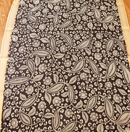 Shwet Kalakaari  Pen Kalamkari Saree 519