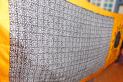 Haldi Dhoop Pure Silk Saree 520