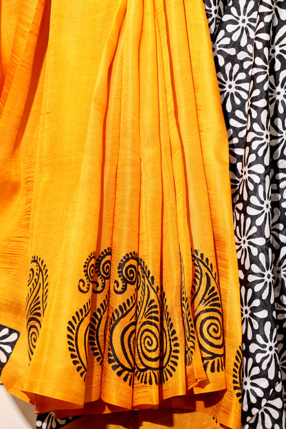 Haldi Dhoop Pure Silk Saree 520