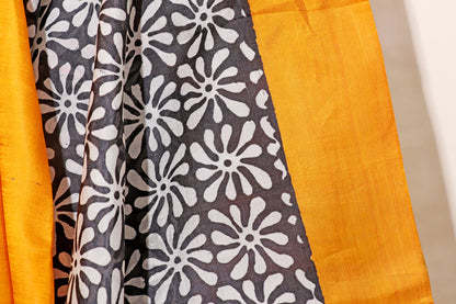 Haldi Dhoop Pure Silk Saree 520