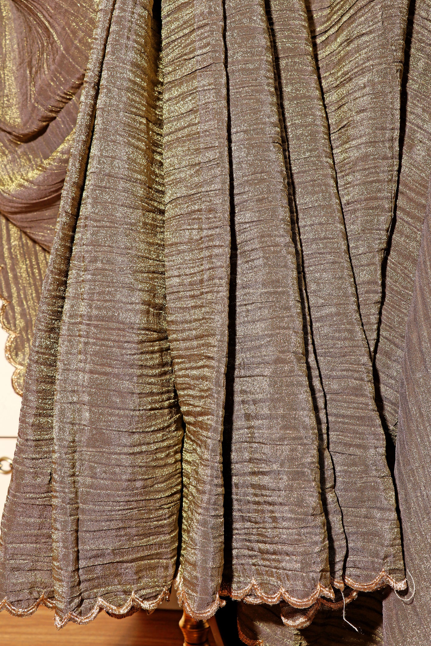 Olive Glint Saree 525