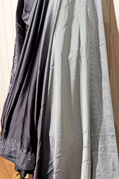 Shadow & Silver Saree 529