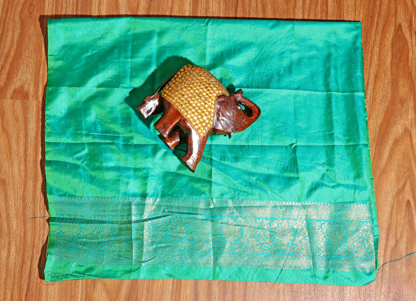 Emerald Cascade Saree 533