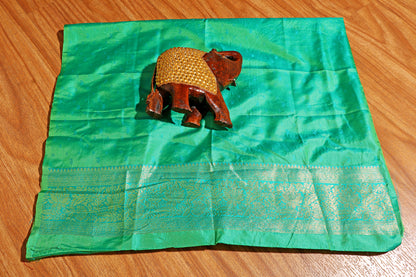 Emerald Cascade Saree 533
