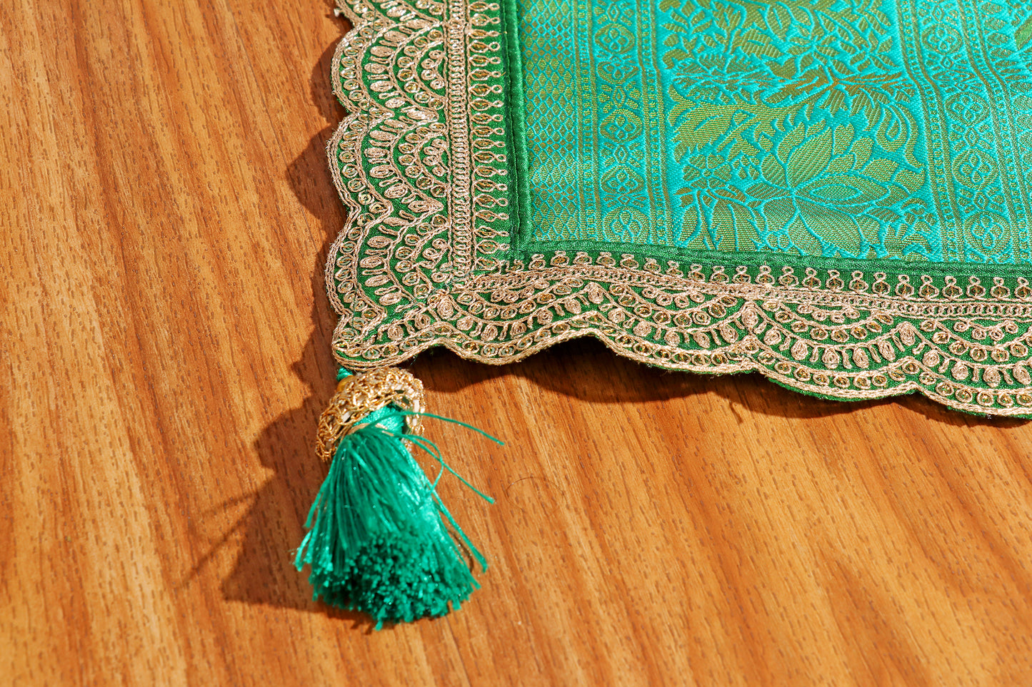 Emerald Cascade Saree 533