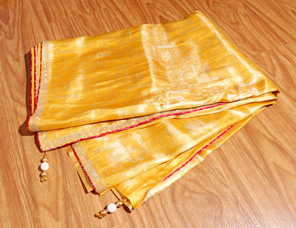 Haldi Glow Saree 535