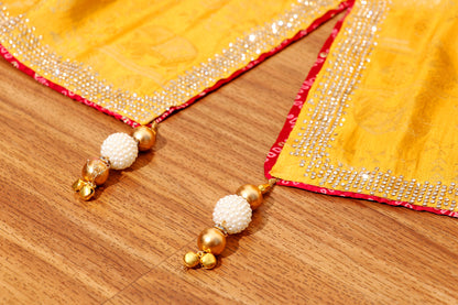 Haldi Glow Saree 535