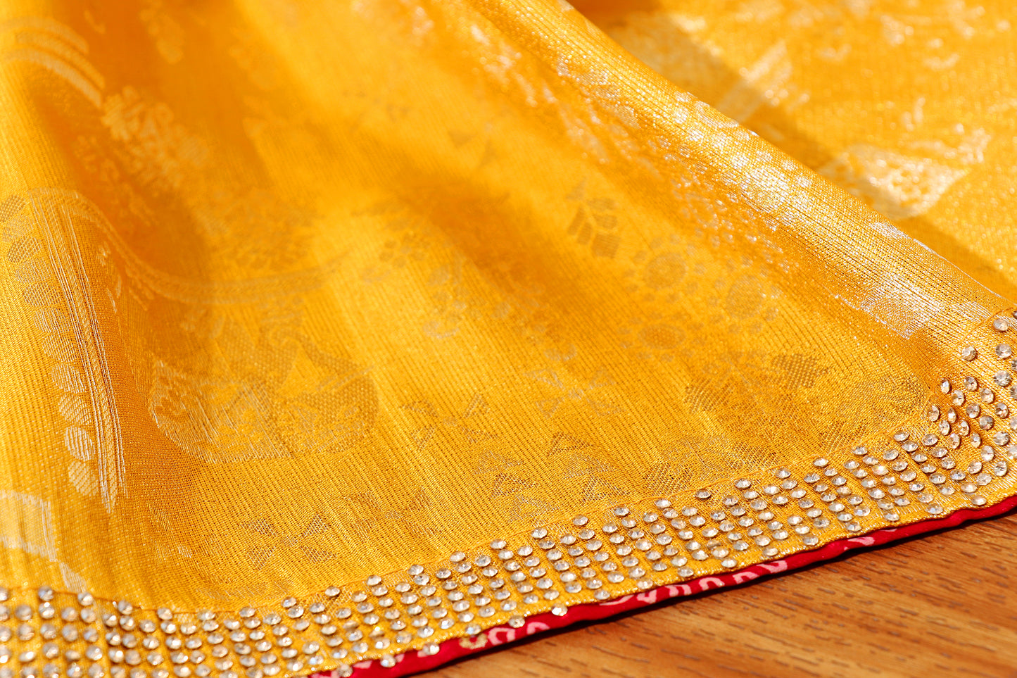 Haldi Glow Saree 535