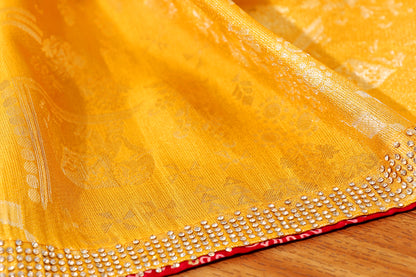 Haldi Glow Saree 535