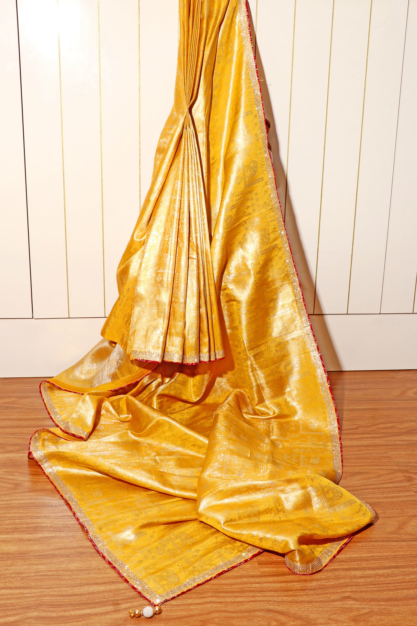 Haldi Glow Saree 535
