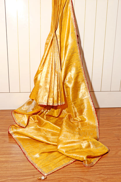 Haldi Glow Saree 535