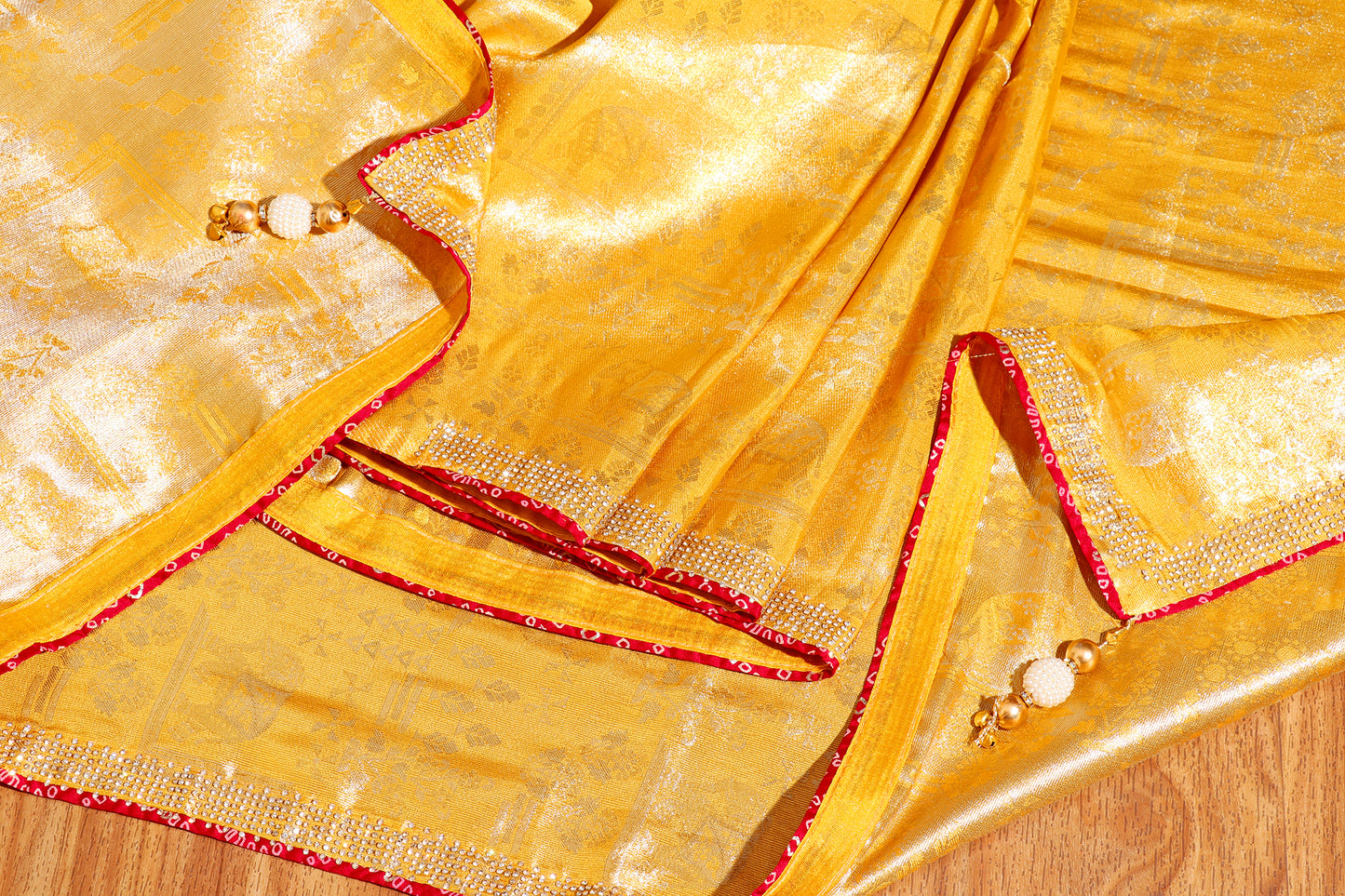 Haldi Glow Saree 535