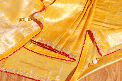 Haldi Glow Saree 535