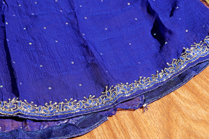 Midnight Marwar Ajrak Print Saree 537