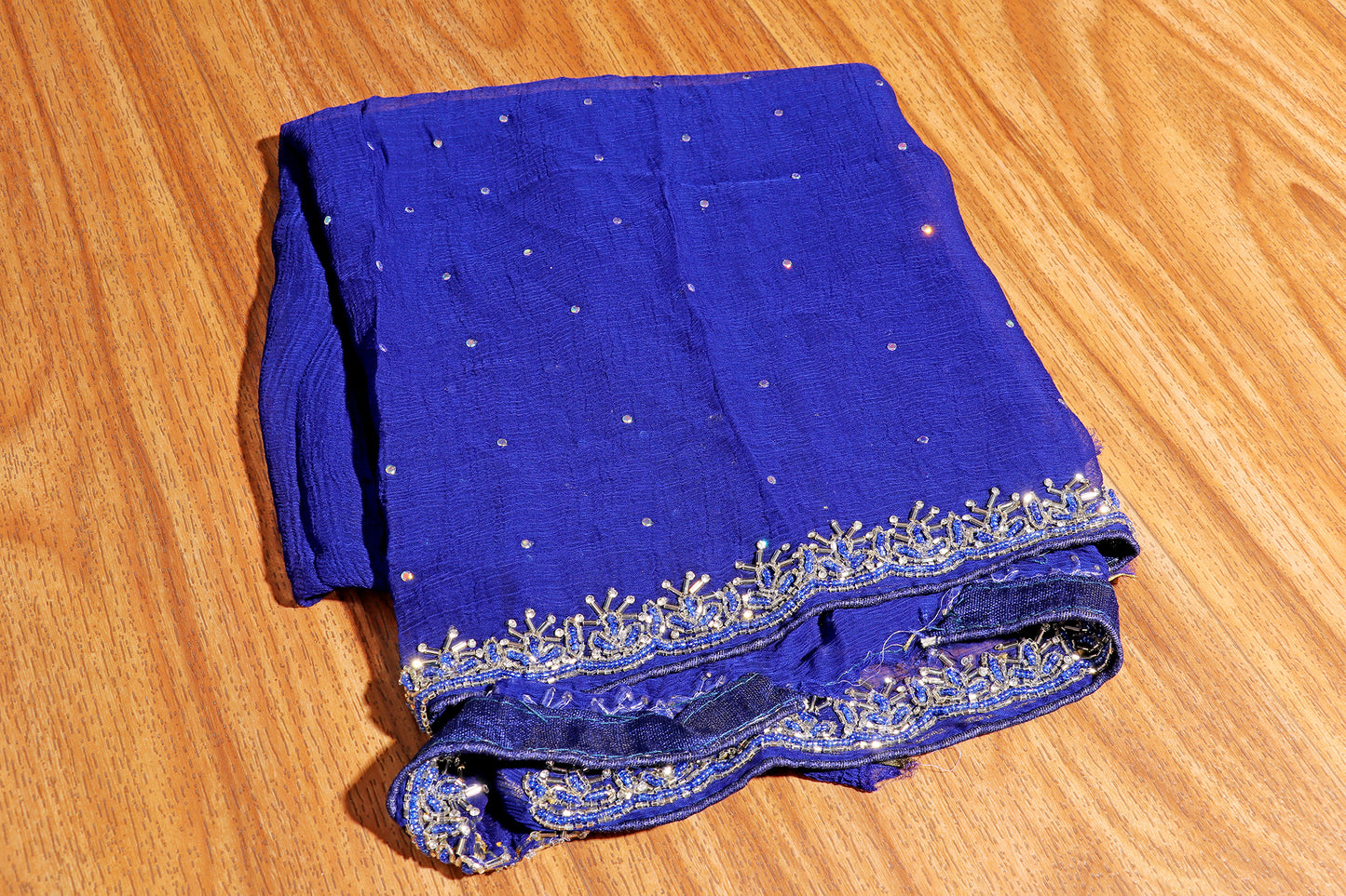 Midnight Marwar Ajrak Print Saree 537